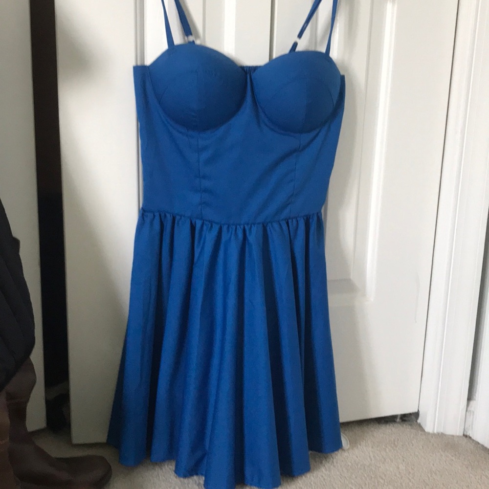 blue sundress
